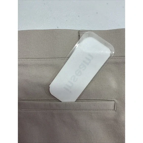 Quince‎ Ultra-Stretch Ponte Straight Leg  Pant in Khaki size M career neutral - Picture 6 of 10